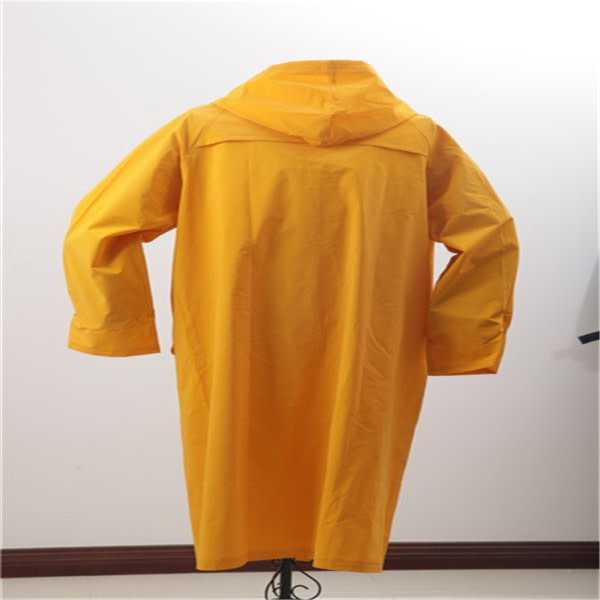 Raincoat R1052X .35 MM PVC Trench Coat, Raincoat for women and men,2XLarge,