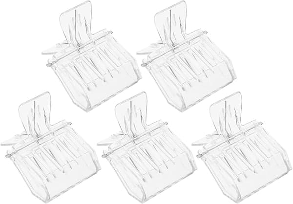 Paket med 5 drottningbi-burklips