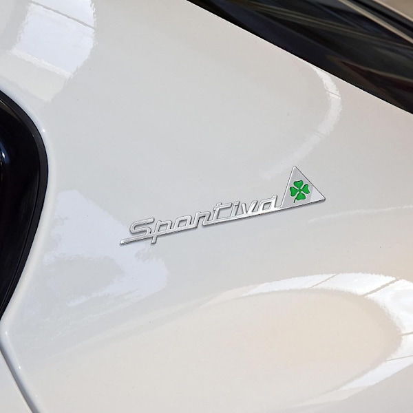 3D-dekal med logotyp för Alfa Romeo-modeller