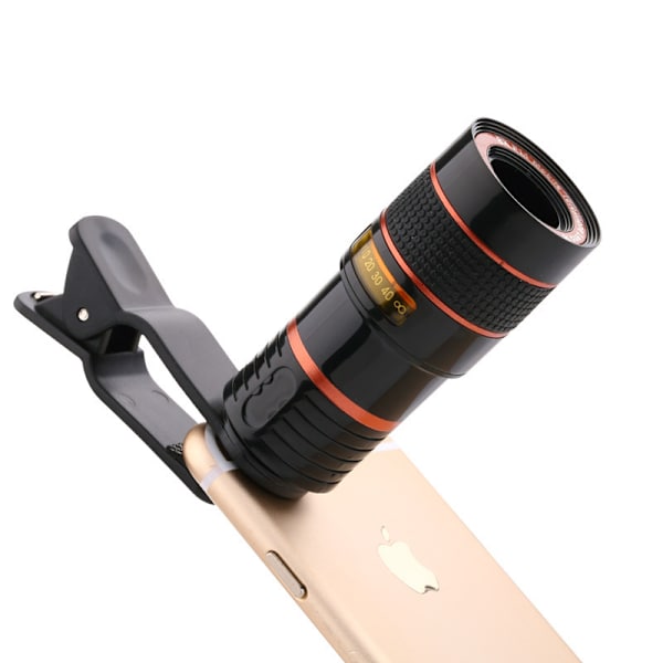 Mini-teleobjektiivipuhelin 12x optinen zoom, sopii useimmille matkapuhelimille