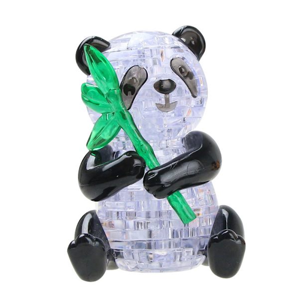 Krystalpuslespil 3D Panda 58 brikker