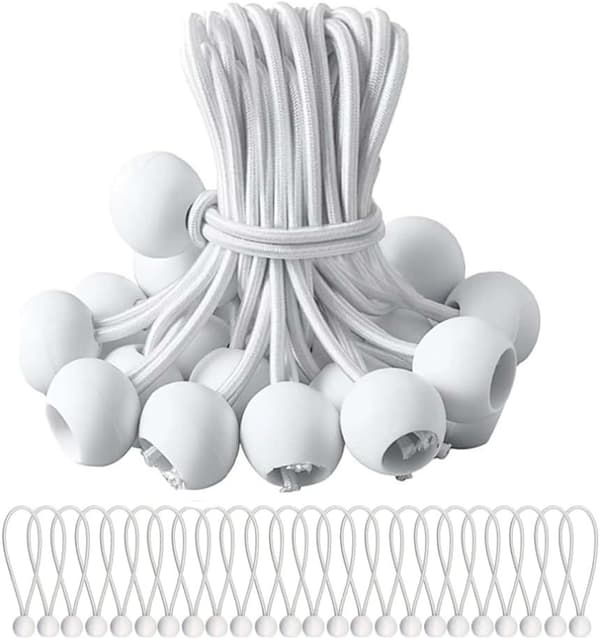 50 st elastiska rep snöre bungee sladd baldakin bungee bollar tie-down sladd