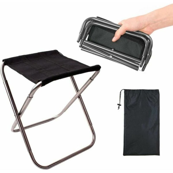 Hopfällbar pall för utomhusbruk, hopfällbar pall i aluminiumlegering, hopfällbar minipall