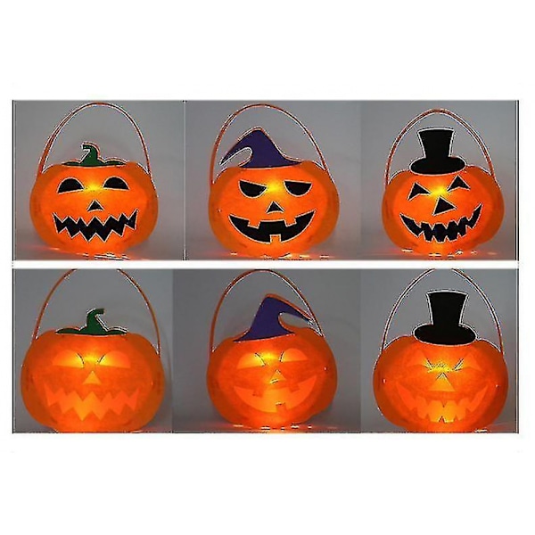Tee-se-itse Halloween-kurpitsalamppu, ripustettava koristelamppu, Halloween-juhlalahja, valaisin