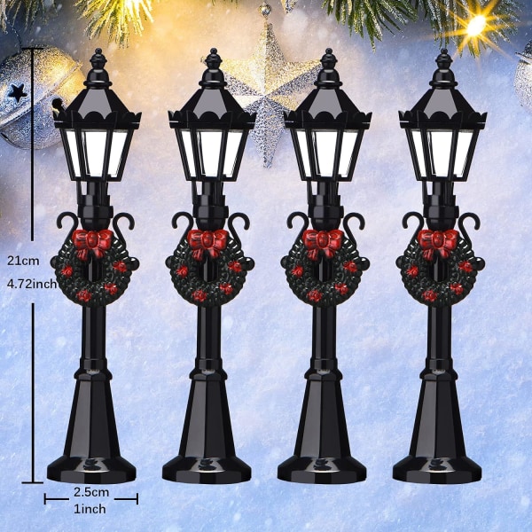 Christmas Village Accessories Christmas Mini Street Light Models