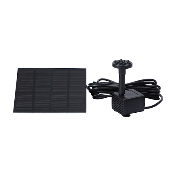 Uppgraderad solpump Miniatyr 7V Solträdgårdsfontänpump Damm för vattencykel Dammvattenfontän Maximal höjd 75cm