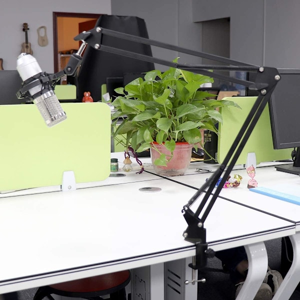 2 ST Basstativ Monteringstillbehör, Superklämma, Kraftig Bordsklämma, Bordsmonteringsklämma kompatibel med Monitor, Arbetsstation