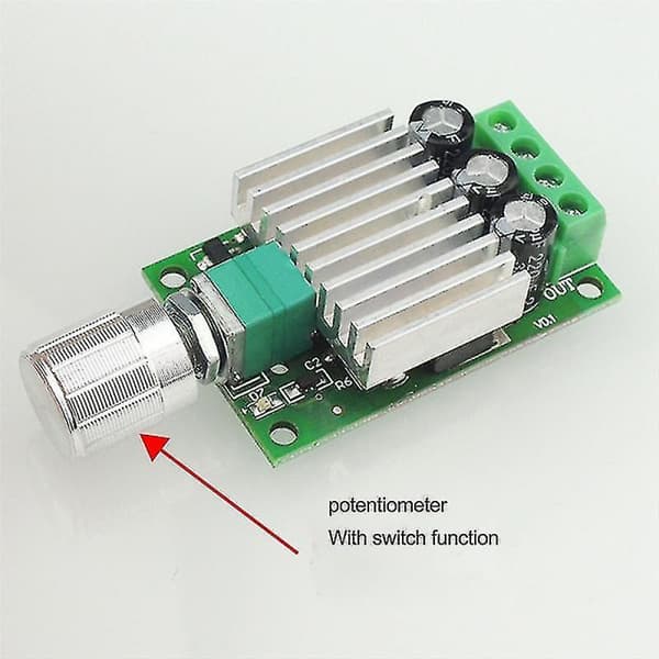 Dc 12v Til 24v 10a Høj Effekt Pwm Dc Motor Hastighedsregulator