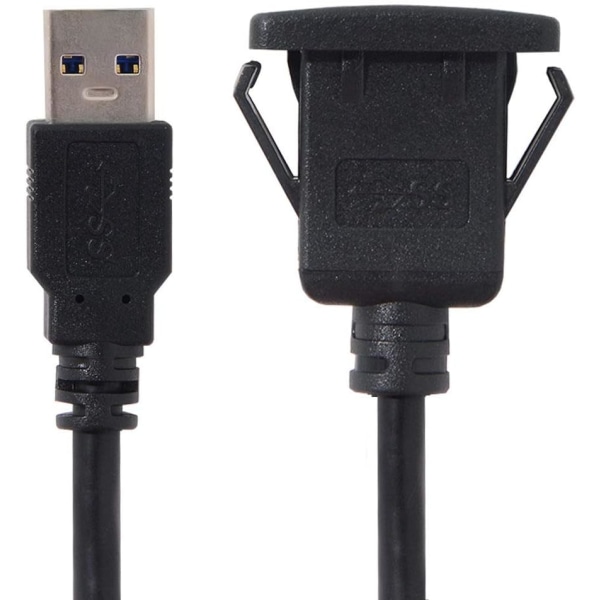 Vattentät USB 3.0-hjälpkabel för instrumentbräda 1 m