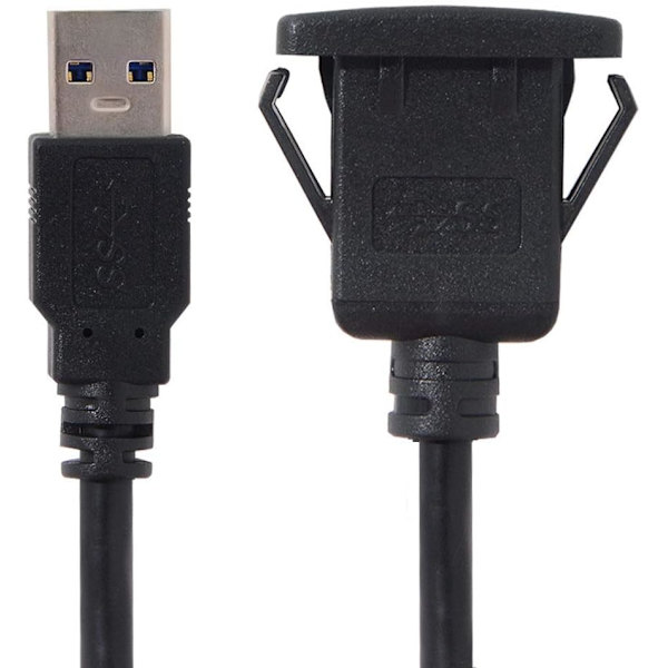 Vattentät USB 3.0-hjälpkabel för instrumentpanel 1 m