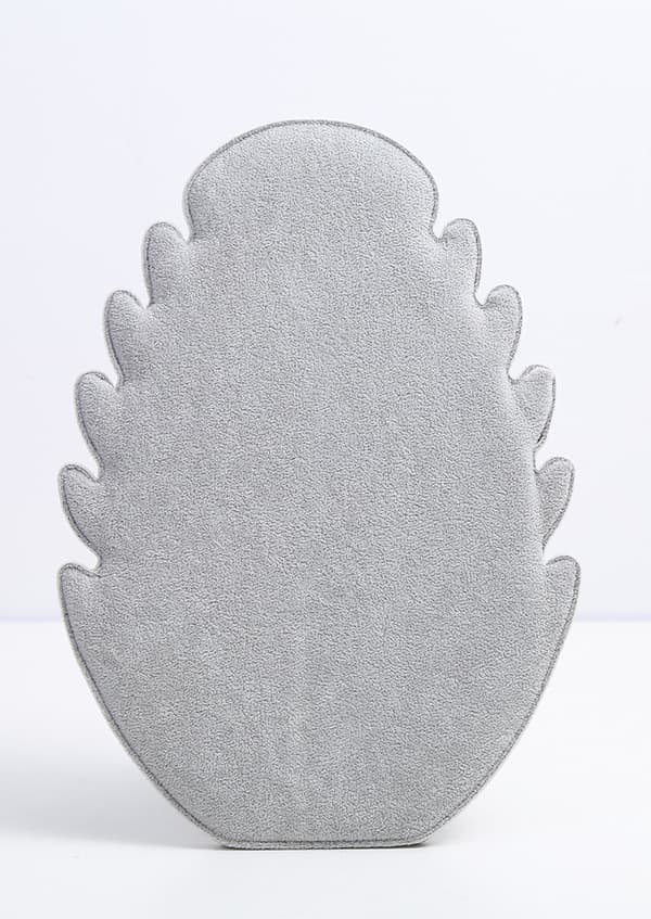 Suede Flame Board Halskæde Display Stativ Kvinder Smykker Organizer