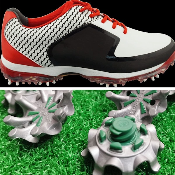 16 stk golfspikes, enkle å bytte, myke og raske, 2,5 cm * 1,0 cm