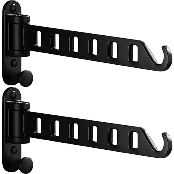 Veggkleshengere for soverom, balkong, bad, innendørs (2 dør kleshengere)