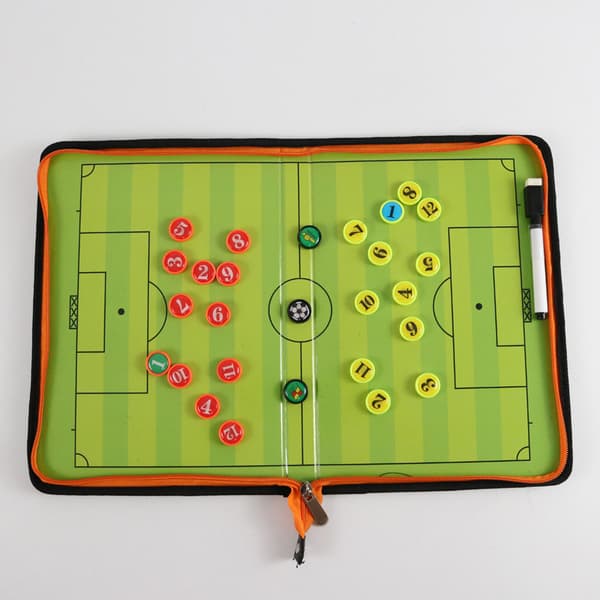 Fodboldtrænertavle, Foldbar Magnetisk Fodbold Coaching Strategitavle Sæt