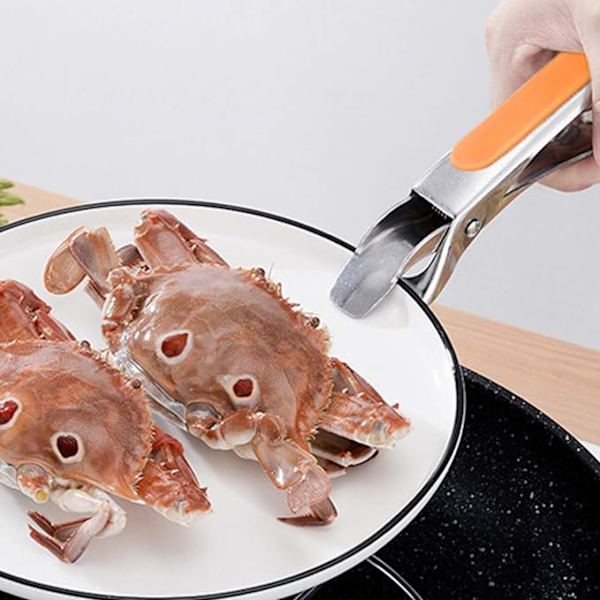 Tang til at løfte varme retter, skåle, pander, fade fra mikrobølgeovnen,