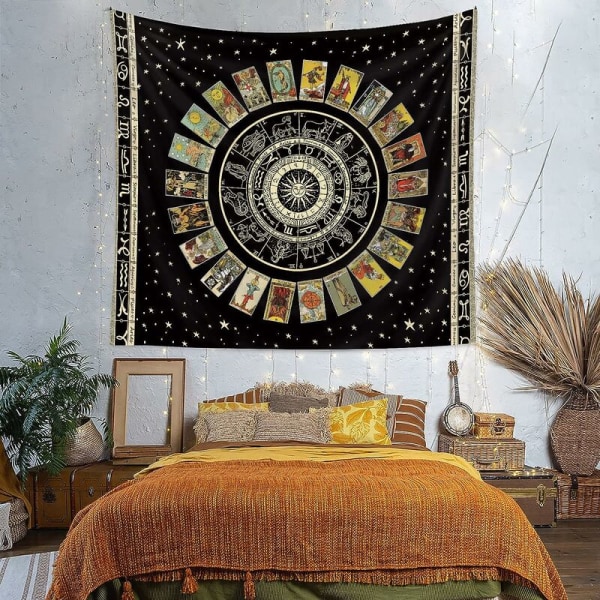 - Tarot Divination Väggbonad - Abstrakt Konst - Psykedelisk Väggdekor för