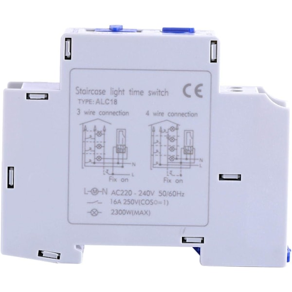 AC 220-240V Timer Switch Trappebelysning Timer til Hjem Trapper Husholdningsapparater Belysning Timing Switch