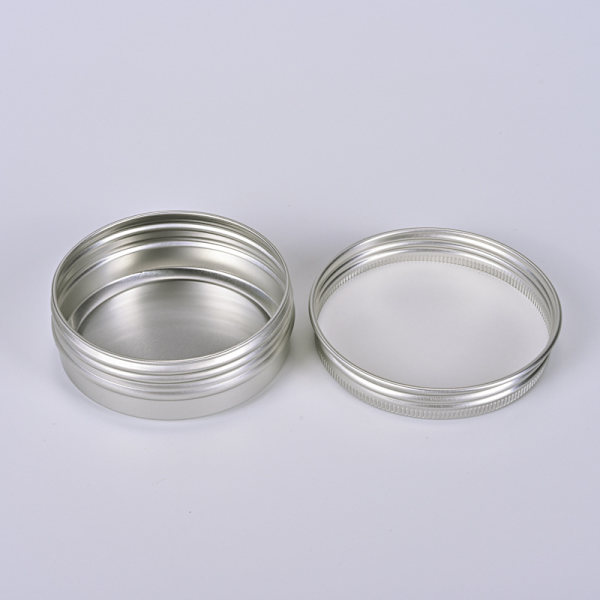 6 stk. tomme prøve 6 ml aluminiumsbeholdere tomme kosmetiske beholdere små runde rejse dåse dåse 68*25mm