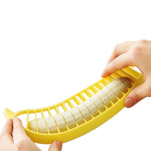 1 st praktisk bananskärare fruktskärare hackare kök pryl verktyg