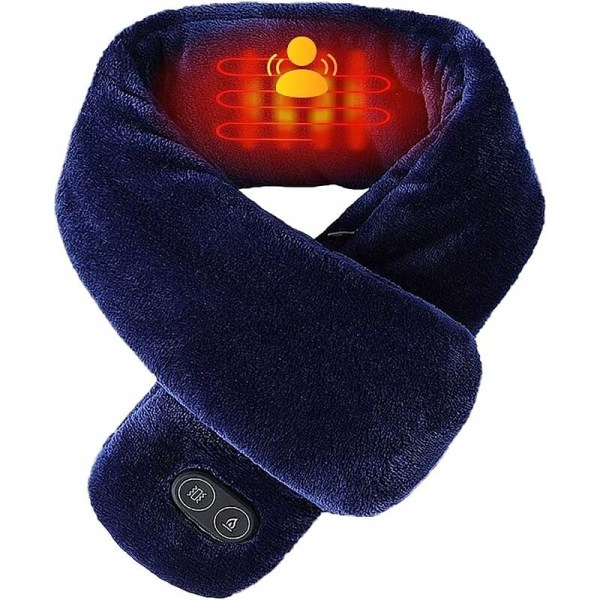 Vinter Klassisk USB Varmeskjerf Varm Bomull Fleece Temperatur Justerbar