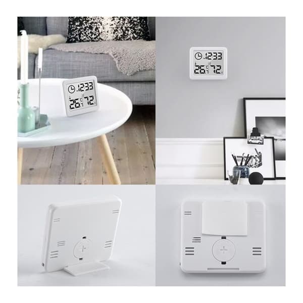 Smart Home Elektronisk Digital Termometer og Hygrometer, Husholdningstermometer, Indendørs Tør Hygrometer