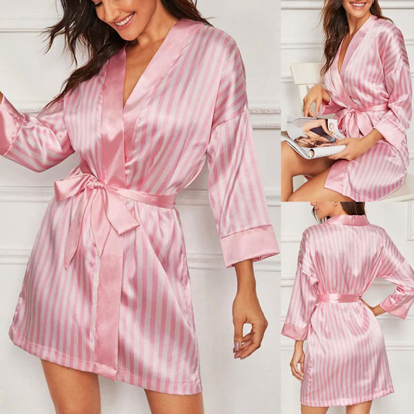 Dame Pyjamas Sett 3stk Is Silke Pyjamas Blonder Kort Pyjamas Sett med Shorts P