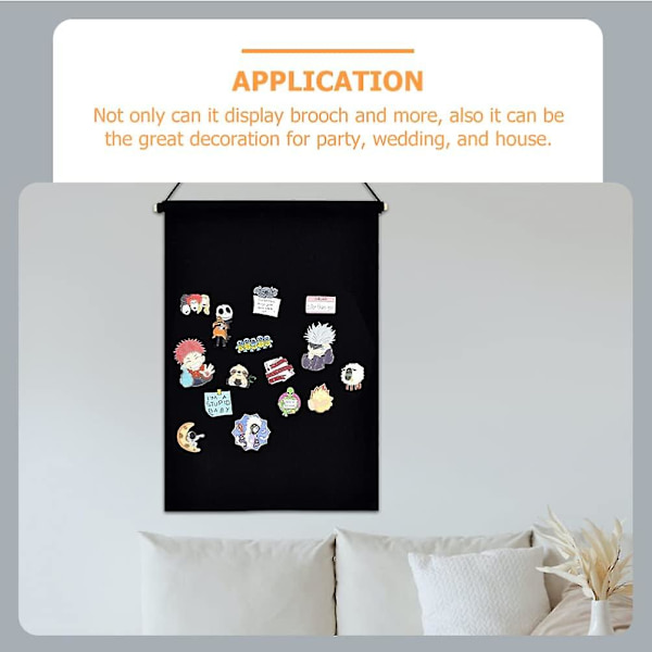 Ørestik Ørering Organizer Hængende Brosche Pin Organizer Pin Væg Display Banner Smykke Opbevaringsholder Pin Kollektion Opbevaringsholder