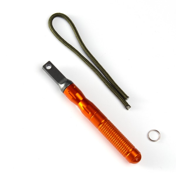 Fire Starter - Traditionel Ferro Rod, Survival Igniter med halssnor og