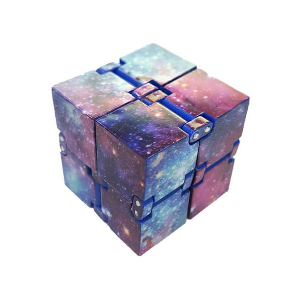 Infinity Cube - Universum - Evighetskub - Fidget Toy Lila