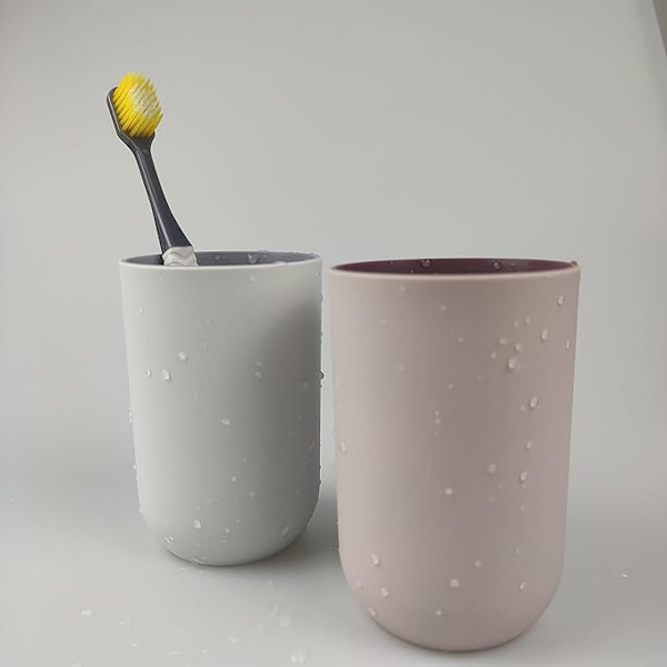 Kopp 10,5oz, Okrossbar återanvändbar drickskopp set om 2, plast