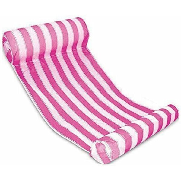 Pool Beach Water Hammock Floating Lounger, 70*132CM Uppblåsbar Vattenflotte Flytande Säng, Fjäderflotte, Flytande Stol, Vattensoffa