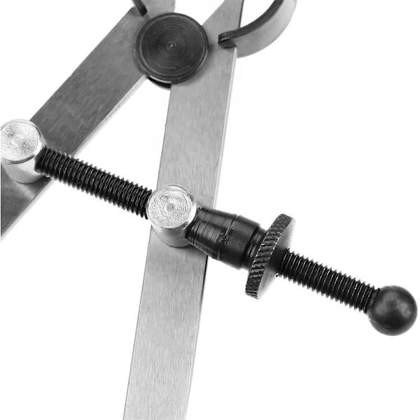 100mm Læder Divider Rotary Spring Scratch Læderhåndværk Kompas DIY Syning