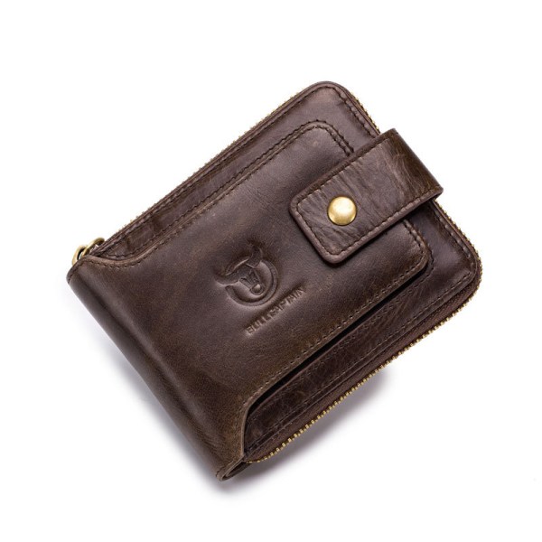 Plånbok i äkta läder för män med stor kapacitet ID- case