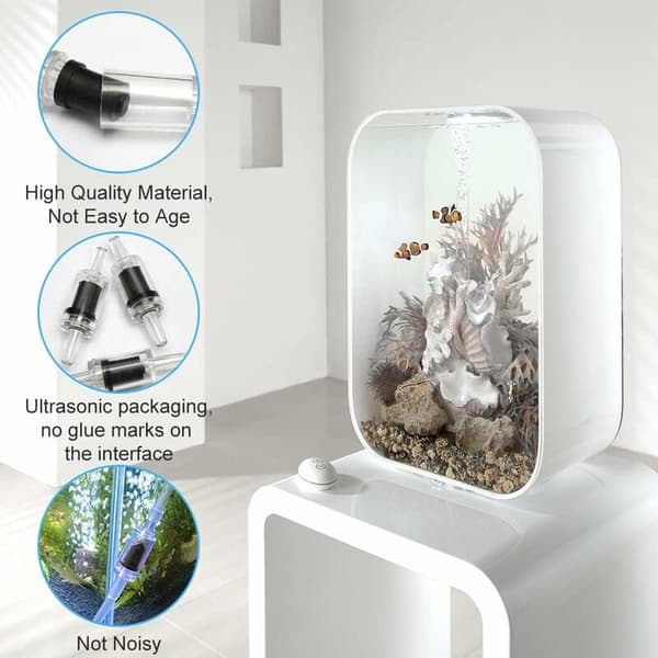 Kontrollventiler för akvarieluftpump, envägskontrollventil för akvarium, akvarium på