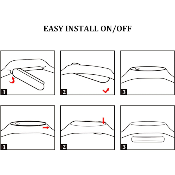 3 st armband kompatibel med Xiaomi Mi Band 4/ 3, ersättningsarmband