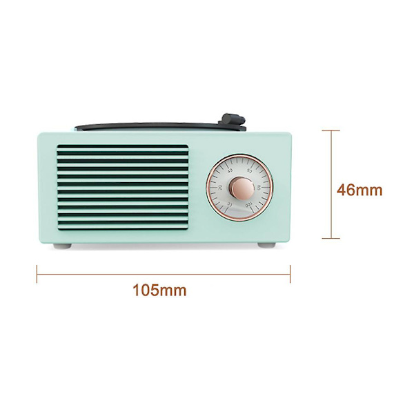 Vintage-radio, retro Bluetooth-kaiutin, langaton kannettava kaiutin voimakkaalla bassolla ja HD-stereolla, toimistoradiot hyvällä vastaanotolla