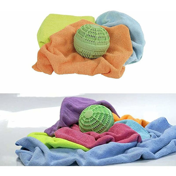2 kappaletta taikapalloa, luonnollinen pyykkipallo, uudelleenkäytettävä pesukonepallo
