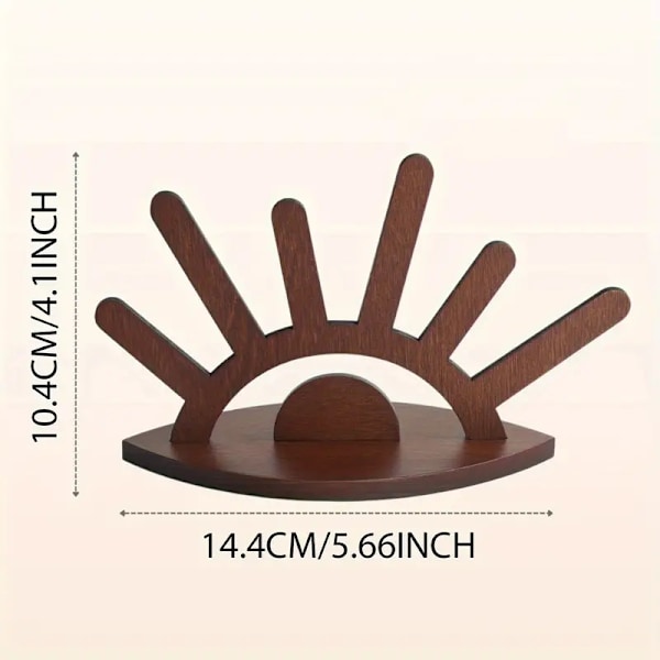 Träringställ - Smyckesställ - Armband och Ringorganisatör för Flickor och Kvinnor - DIY Hantverk Smyckesvisning - Montering R