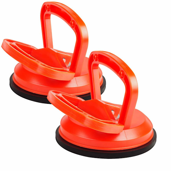 2 stk. sugekopper 30 kg orange vakuum sugekopper diameter 118 mm til Til