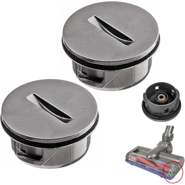 2 kpl Vaihdettavaa lisävarustetta Telarullapää Dyson V6 / DC59 / DC62 / SV03 / SV073 Direct Drive Johdoton imuri Vaihto-osat