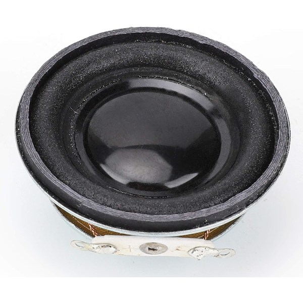 2 st 5w 4Ω Stereo Audio Högtalare 4cm Högtalare Horn för Mini Förstärkare, Metall Rund Inre Magnet Högtalare