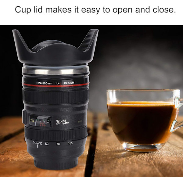 Kaffe Kopper | Simulerings Kamera Objektiv Kop Simpel Moderne Klassisk Rustfrit St