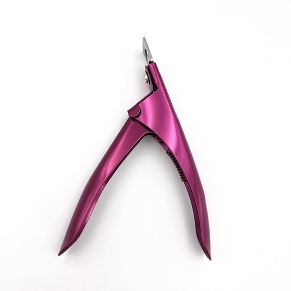 Stainless Steel Nail Nipper - Purple 1 Piece Suitable for Acrylic Nails, Artificial Nails, Gel Nails, Fingernail and Toenail Repair