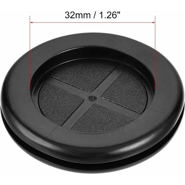 Gummiøye Rund Dobbeltsidig Holder Diameter 40mm for Ledningsbeskyttelse 4