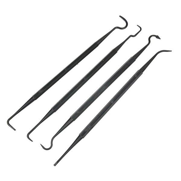 Mini rengöringsborste set metall sugrör luftborste spraypistol kolibri matare