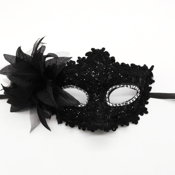 Kvinner blonder maskerade maske, venetiansk stil øyemaske Halloween maske