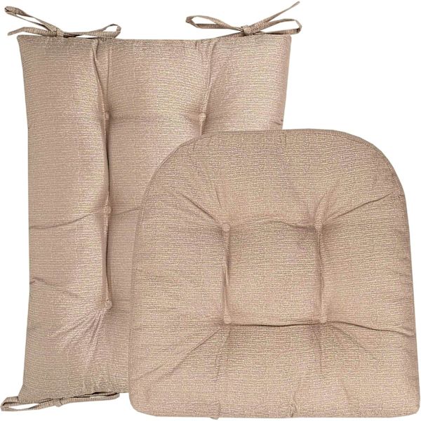 Keinutuolin pehmusteet Premium -tufted-tyynyt liukumattomalla pohjalla, yläosa