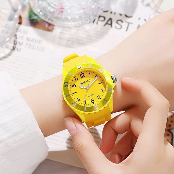 Barnpresent Mjuk Silikon Rem Digital Klocka Visare Armbandsur