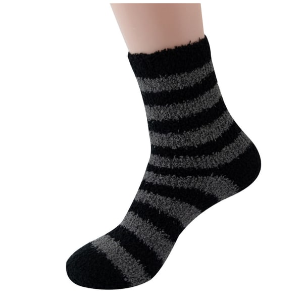 Herre Fuzzy Socks, Varm Vinter Fluffy Hyggelig Slipper Fleece Sokker fo