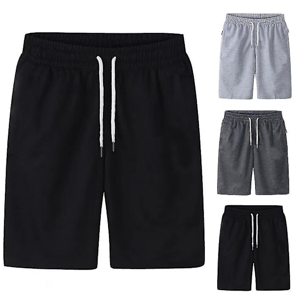 Cargo-shortsit, joustavat vyötäröt, ohuet, löysät taskut, ulkovaatteet, pitävät viileänä, kiristysnauha, yksiväriset kesäiset cargo-shortsit, miesten vaatteet